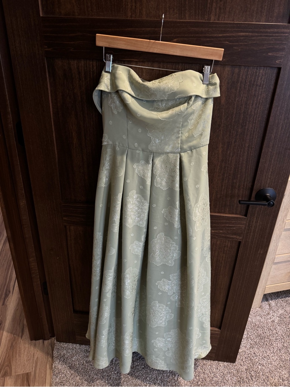 Azazie Atelier Sorrel Maxi Dress in Celadon